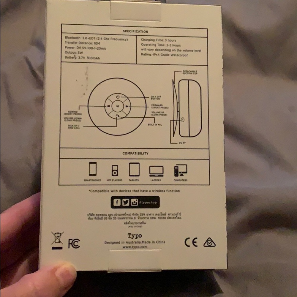Wireless shower speaker - Picture 2 of 3